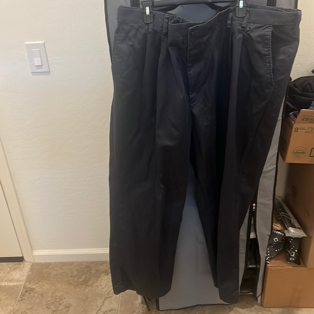 Dress pants dark blue Izod cotton pants 52x30